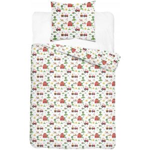 Kinderbeddengoed Katoen 160x200cm - Stoere Tractor Boerderij XOXO Dream