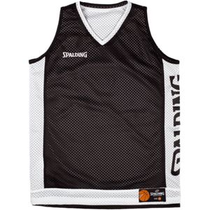 Spalding Reversible Shirt Heren - Zwart / Wit | Maat: XL