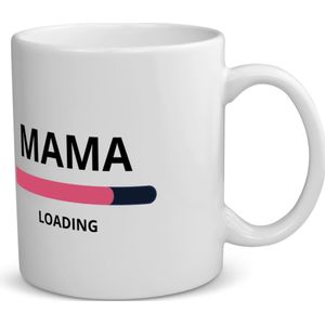 Akyol - mama loading koffiemok - theemok - Moeder - ochtendkoffie laden - moeder cadeautjes - moederdag - verjaardagscadeau - verjaardag - cadeau - geschenk - kado - gift - moeder artikelen - 350 ML inhoud