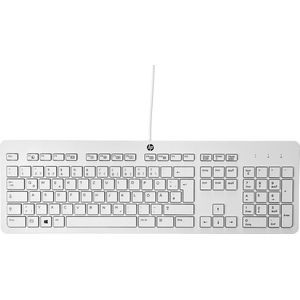 HP Z9H49AA#ABB USB Business Slim Keyboard (Grey - Grijs, standaard US international QWERTY)