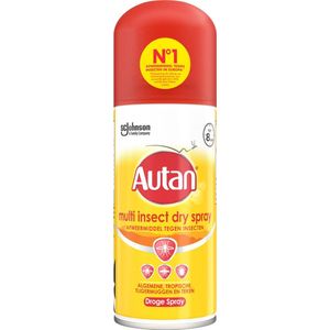 3x Autan Insectenspray Multi Dry Spray 100 ml