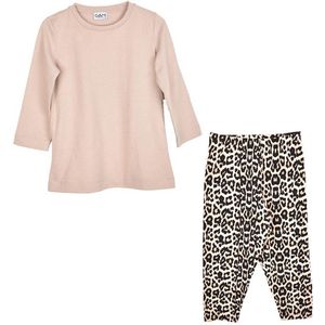 Gami 2-delige set met leopard dessin 116 Beige