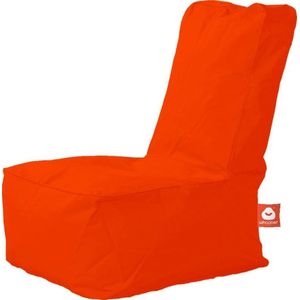 Whoober Kinder-zitzak Fiji outdoor donker oranje - Wasbaar - Voor binnen en buiten