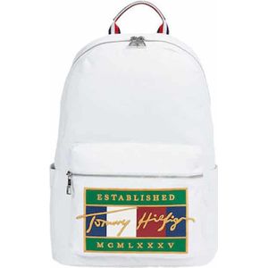 Tommy Hilfiger Signature Flag Backpack White