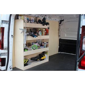 Stellingkast voor Bestelwagen Renault Trafic L2 2015+ - Modulaire Rekkensysteem voor Maximale Opbergruimte