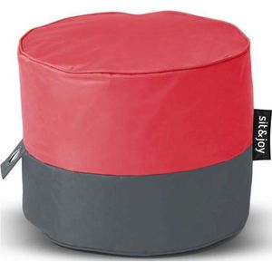 Sit&joy Kinder Poef Rondo - Rood