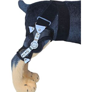 Hondbrace rechterkant maat S, Hond steun, hond brace, braces, dogs braces, hond bandage, honden brace, halsband, harnas, dog knee pad support, hond protector maat S, hond heup brace, hond knie protector, hond knie brace, honden beugel, honden spalk .