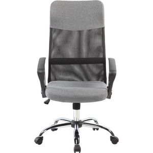 Bureaustoel - 50x47x69cm - met kantelsysteem - grijs