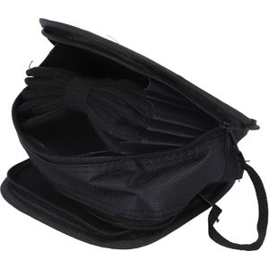 Nylon Lensfilter Draagtas voor 9 Filters - Stofdicht - Geschikt voor Filters Tot 95 mm - Verstelbare Riem