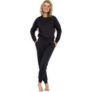 Joggingpak dames, Huispak dames - Zwart - Maat M