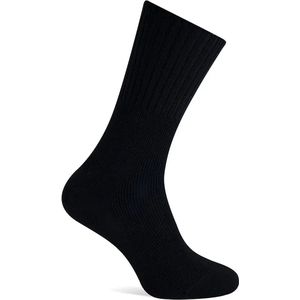 Basset wollen sokken zonder elastisch - Diabetes & medische sokken - HRS3109 - Zwart.