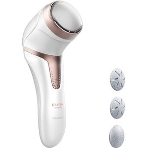 Cecotec Bamba SkinCare Elektrische voetvijl, oplaadbare lithiumbatterij, looptijd 100 minuten, zuig- en tankfunctie, 2 modi, inc