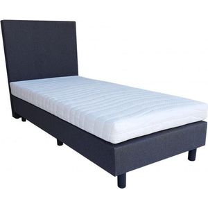 Boxspring Basic Antraciet - Comfort Foam Matras - 90x200cm