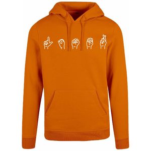 7311 - Hoodie - Gebarentaal; Loser-Paradise Orange-M