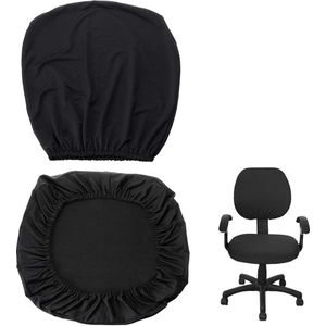 Duurzame, elastische stoelhoes voor bureaustoelen, tweedelig design (stoel niet inbegrepen)