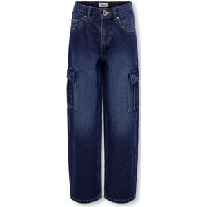 ONLY - Broek - Maat 146 - Meisjes - Dark Blue - katoen