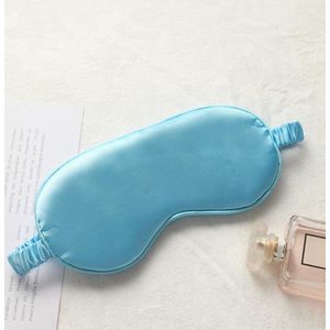 Jumada's - Premium zacht zijden slaapmasker - Verduisterend - Lichtblauw - Verkrijgbaar in veel verschillende kleuren