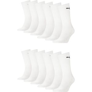 12 PACK Puma Unisex Crew Tennissokken Sportsokken Sokken voor heren en dames