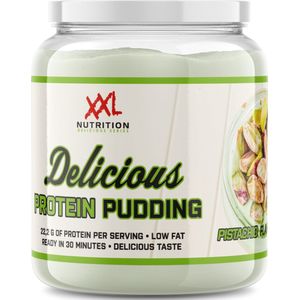 XXL Nutrition - Delicious Protein Pudding - Eiwitrijke Snack & Dessert - Proteïne: 22 Gram - Pistache - 440 Gram