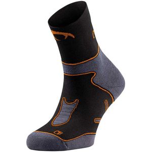 Lurbel Skate Pro Five Half Lange Sokken Oranje,Zwart,Grijs EU 45-47 Man,Vrouw
