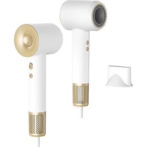 IONISCHE HAARDROGER 120.000 TPM BORSTELLOZE MOTOR | HOGE SNELHEID - NEGATIEVE IONENTECHNOLOGIE - SNEL DROGEN - GELUIDSARM - THERMISCHE CONTROLE - MONDSTUK Haardroger