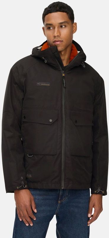 camel active texxxactieve jas met 2-in-1 functie - Maat menswear-S - Zwart