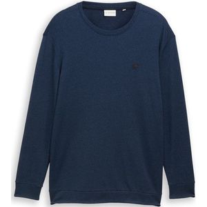 Tom Tailor Plus Size - Shirt met lange mouwen en logo-badge