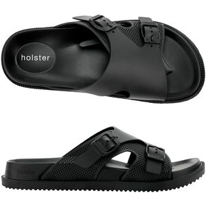 Holster Chill - Vegan Slippers - Podologisch Goedgekeurd - Zwart