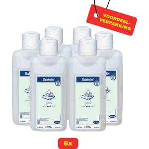 6 x Baktolan Pure Wash Handzeep 500ml - Voordeelverpakking