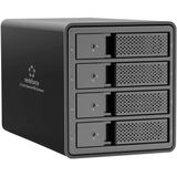 Renkforce RF-6647598 - Festplattengehäuse - 4 Bay - 3.5 Zoll - Aluminium