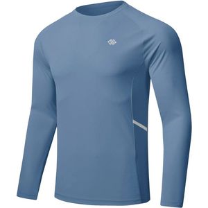 UV-beschermend T-shirt voor heren - Ademend en snel droog Rashguard voor surfen, hardlopen en zwemmen