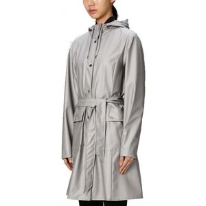 RAINS - Women Curve Long Jacket - Regenjas - Nimbus
