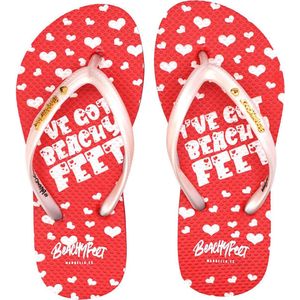 BeachyFeet - I've Got Beachyfeet Corazon - Kids Flip Flops