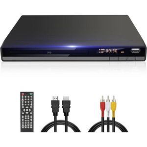 DailySupplies® DVD Speler met HDMI - Externe DVVD Speler - Zwart
