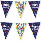 Paperdreams Vlaggenlijn - 2 st - Happy birthday/verjaardags feest - 10m