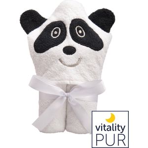 Vitality Pur - Baby Handdoek - 100% Katoen - Badcape Panda