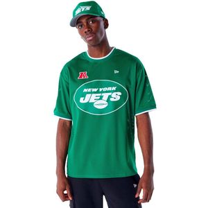 New Era - Oversized T-shirt - Groen - New York Jets NFL Mesh
