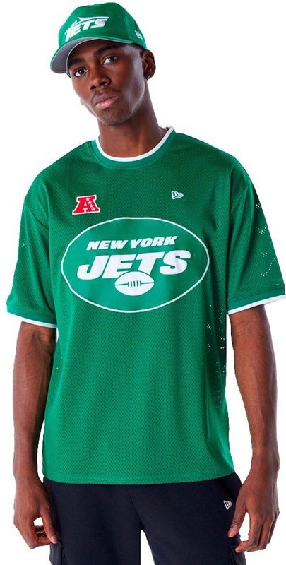 New Era - Oversized T-shirt - Groen - New York Jets NFL Mesh