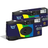 GT Photo - Pack 2 x Appareil Photo jetable Realishot Flash - 27 photos