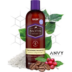 Hask Shampoo Biotin Boost Thickening Shampoo - Met extra collageen - Voor extra volume