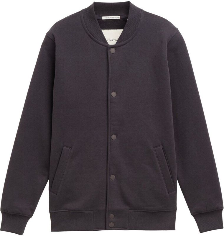 TOM TAILOR - Sweatvest - Donkergrijs