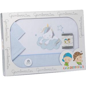 Gamberritos Beddengoed Unicorn 120 X 180 Cm Blauw