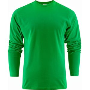 Printer HEAVY T-SHIRT L/S 2264016 - Frisgroen - XXL
