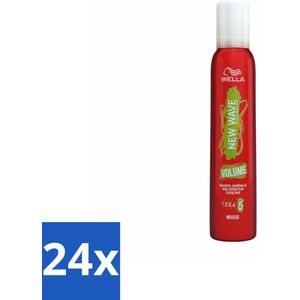 Wella – New Wave Boost – Volumemousse – 200 ml - Voordeelverpakking - 24 stuks
