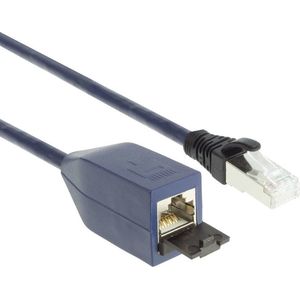 CAT6a sFTP verlengkabel 1 meter Blauw