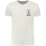 Shiwi - T-shirt End of Summer Jet stream White - Heren - Maat M - Regular-fit