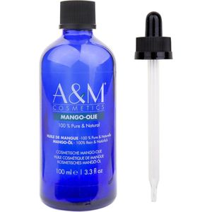Aza Natural - Mango olie - 100 % puur - koudgeperst - haar & huid - 100 ml - Verzorgende werking - Huidolie en haarolie