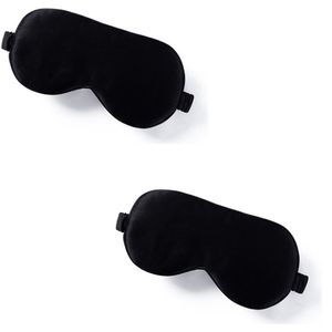 Slaapmasker zijde 2-pack