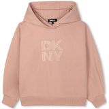 DKNY - D62384 - Hoodie - Roze - 4 Years