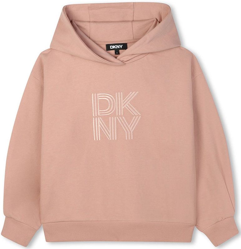 DKNY - D62384 - Hoodie - Roze - 4 Years